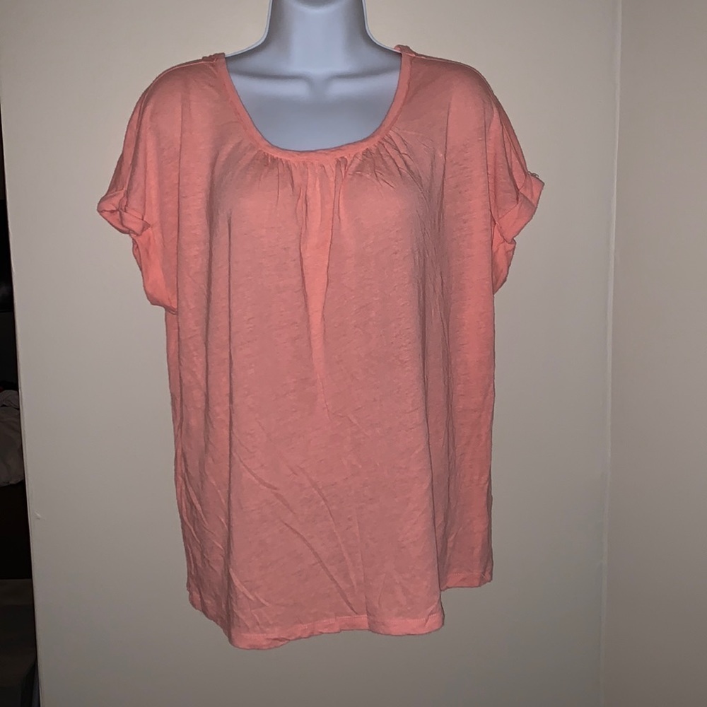 Lord and taylor linen blend top